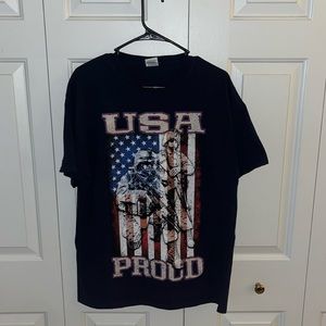 USA Proud Graphic T-shirt.